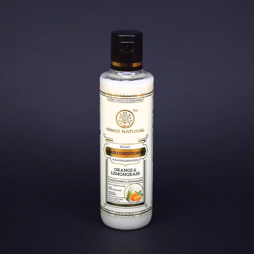 KhadiNaturalHairConditionerOrange Lemongrass210ml
