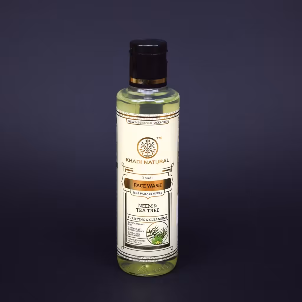 KhadiNaturalNeem TeatreeFaceWash210ml 1.jpg