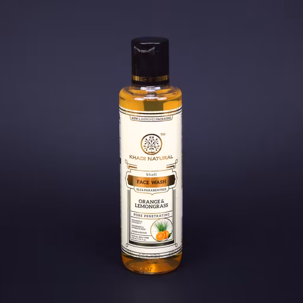 KhadiNaturalOrange LemongrassFaceWash210ml 1.jpg