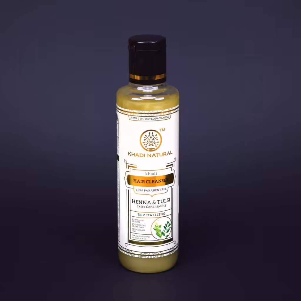 KhadiNaturalShampooHenna Tulsi210ml 1.jpg